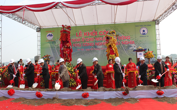 HANDICO 52 là tổng thầu EPC khu nhà ở cho người lao động trong khu công nghiệp Phú Nghĩa